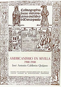 Books Frontpage El americanismo en Sevilla (1900-1980)