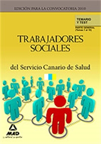 Books Frontpage Trabajadores sociales del servicio canario de salud. Temario y test de la parte general (temas 1 al 10)
