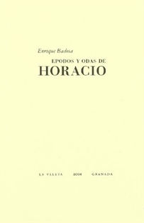 Books Frontpage Epodos y odas de Horacio