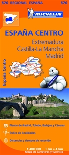 Books Frontpage Mapa Regional Extremadura, Castilla la Mancha, Madrid