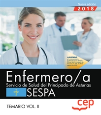Books Frontpage Enfermero/a del Servicio de Salud del Principado de Asturias. SESPA. Temario Vol.II