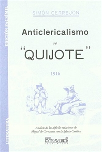 Books Frontpage Anticlericalismo del Quijote