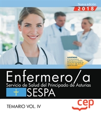 Books Frontpage Enfermero/a del Servicio de Salud del Principado de Asturias. SESPA. Temario Vol.IV