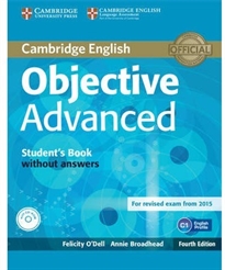 Books Frontpage Objective Advanced Student's Book without Answers with CD-ROM