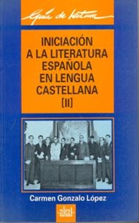 Books Frontpage Iniciación a la literatura española en lengua castellana