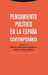 Books Frontpage Pensamiento político en la España contemporánea