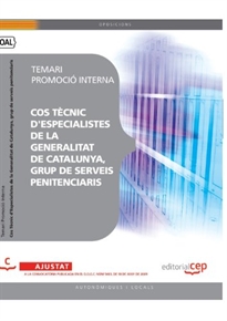 Books Frontpage Cos Tècnic d'Especialistes de la Generalitat de Catalunya, grup de serveis penitenciaris. Temari Promoció Interna