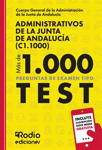 Books Frontpage Administrativos de la Junta de Andalucía (C1.1000). Más de mil preguntas tipo test