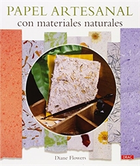 Books Frontpage Papel artesanal con materiales naturales