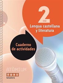 Books Frontpage Lengua castellana y literatura Cuaderno de actividades 2 ESO Atòmium