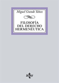 Books Frontpage Filosofía del Derecho Hermenéutica