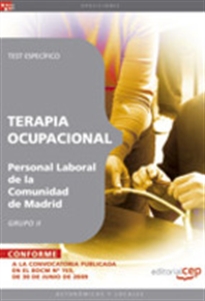 Books Frontpage Terapia Ocupacional Grupo II Personal Laboral de la Comunidad de Madrid. Test