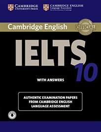 Books Frontpage Cambridge IELTS 10 Student's Book with Answers with Audio