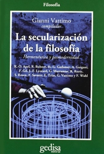 Books Frontpage La secularización de la filosofía
