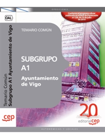 Books Frontpage Subgrupo A1 Ayuntamiento de Vigo. Temario Común