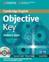 Books Frontpage Objective Key for Schools Pack without Answers (Student's Book with CD-ROM and Practice Test Booklet) 2nd Edition