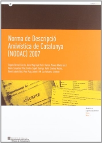 Books Frontpage Norma de Descripció Arxivística de Catalunya (NODAC)