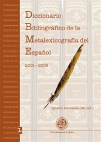 Books Frontpage Diccionario bibliográfico de la metalexicografía del español 2001-2005