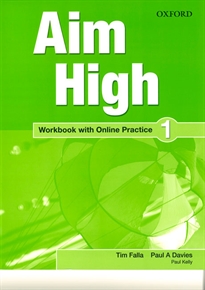 Books Frontpage Aim High 1. Workbook + Online Practice Pack