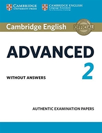 Books Frontpage Cambridge English Advanced 2 Student's Book without answers