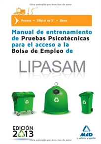 Books Frontpage Manual de entrenamiento de Pruebas Psicotécnicas para el acceso a la Bolsa de Empleo de LIPASAM