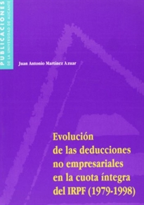 Books Frontpage Evolución de las deducciones no empresariales en la cuota íntegra del IRPF (1979-1998)