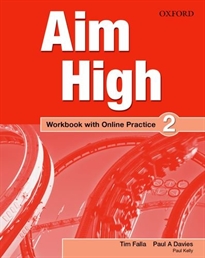 Books Frontpage Aim High 2. Workbook + Online Practice Pack