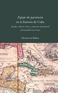 Books Frontpage "Espejo de paciencia" y Silvestre de Balboa en la historia de Cuba