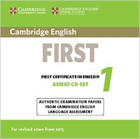 Books Frontpage Cambridge English First 1 for Revised Exam from 2015 Audio CDs (2)