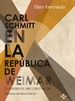 Front pageCarl Schmitt en la República de Weimar