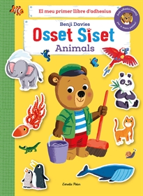 Books Frontpage Osset Siset. El meu primer llibre d'adhesius. Animals