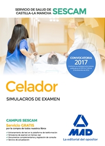 Books Frontpage Celador, Servicio de Salud de Castilla-La Mancha (SESCAM). Simulacro de examen