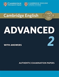 Books Frontpage Cambridge certif. advanced 2 st whit key 15