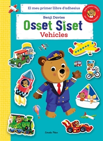 Books Frontpage Osset Siset. El meu primer llibre d'adhesius. Vehicles