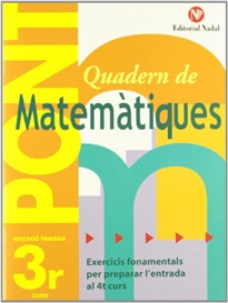 Books Frontpage Pont, matemàtiques, 3 Educació Primària