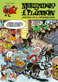 Books Frontpage Mortadelo y Filemón. ¡Misterio en el hipermercado! (Olé! Mortadelo 215)