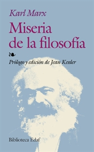 Books Frontpage Miseria de la filosofia