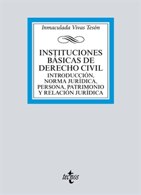 Books Frontpage Instituciones básicas de derecho civil