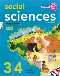 Books Frontpage Think Do Learn Social Sciences 3-4th Primary. Class book Module 3 Amber