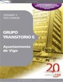 Books Frontpage Grupo Transitorio E Ayuntamiento de Vigo Temario y Test Común