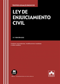 Books Frontpage Ley de Enjuiciamiento Civil