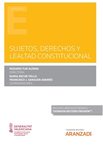 Books Frontpage Sujetos, derechos y lealtad constitucional (Papel + e-book)