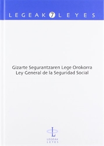 Books Frontpage Gizarte Segurantzaren Lege Orokorra - Ley General de la Seguridad Social