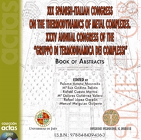 Books Frontpage XIX Spanish-Italian Congress on the Thermodynamics of Metal Complexes. XXXV Annual Congress of the "Gruppo di Termodinamica dei Complessi"