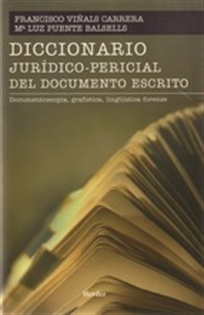 Books Frontpage Diccionario jurídicopericial del documento escrito