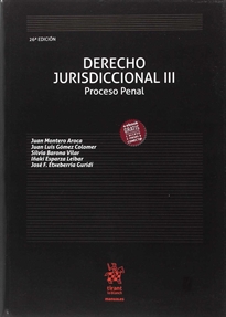 Books Frontpage Derecho Jurisdiccional III Proceso Penal 26ª Edición 2018