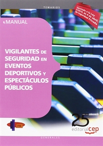 Books Frontpage Manual. Vigilantes de seguridad en eventos deportivos y espectáculos públicos