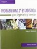 Front pageProbabilidad y estadística para ingeniería y ciencias