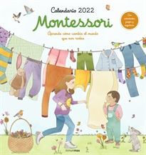 Books Frontpage Calendario Montessori 2022