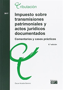 Books Frontpage Impuesto sobre transmisiones patrimoniales y actos jurídicos documentados